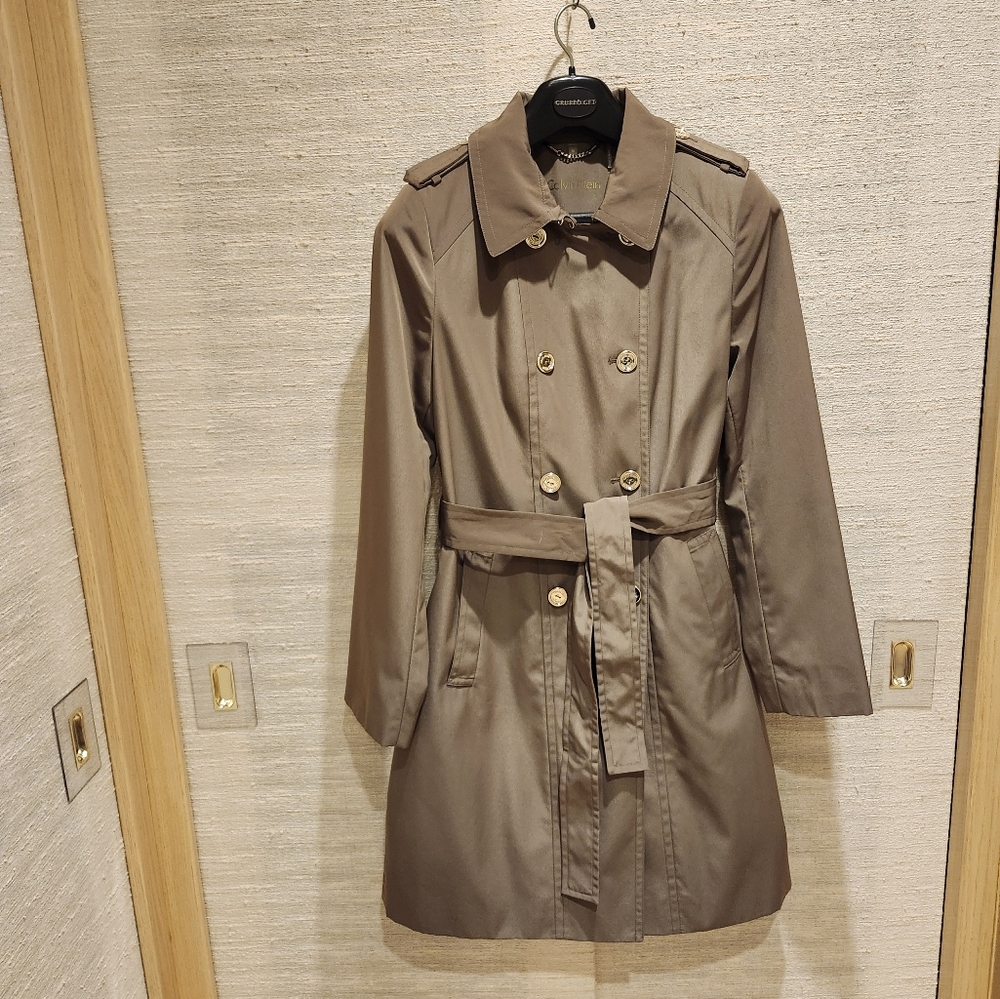 Light brown (tan) trench coat